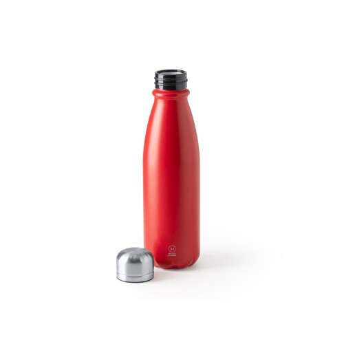 Бутылка KISKO из переработанного алюминия, 550 мл, красный