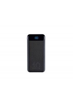 VA2540 (10 000mAh), QC/PD 20W внешний аккумулятор с дисплеем, черный