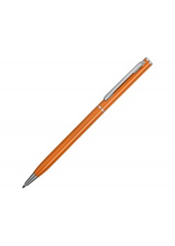 Ручка металлическая шариковая Атриум, оранжевый
