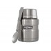 Термос из нерж. стали с ложкой тм THERMOS SK3000-SBK 0,47L, стальной