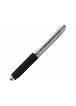 Ручка шариковая Vienna, черный/серебристый, черные чернила