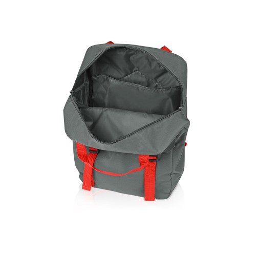 Рюкзак Lock, серый/красный