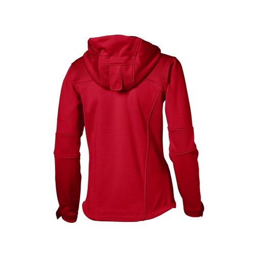 Куртка софтшел Match женская, красный/серый