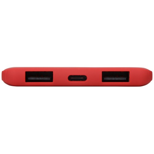 Портативное зарядное устройство Reserve с USB Type-C, 5000 mAh, красный