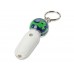 Брелок-фонарик с плавающей мини-фигурой Земной шар, белый/синий/зеленый