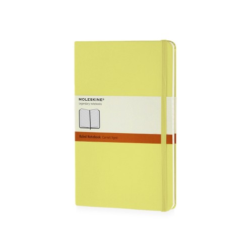 Записная книжка Moleskine Classic (в линейку) в твердой обложке, Large (13х21см), цитрусовый