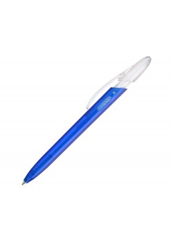 Шариковая ручка Rico Bright,  синий/прозрачный