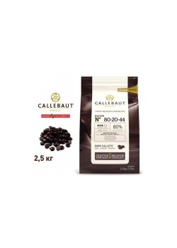 Callebaut - Шоколад темный 80,1% какао (80-20-44-RT-U71) 2,5кг