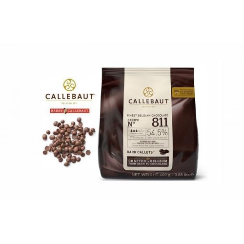 Callebaut - Шоколад темный 54,5% какао (811-E0-D94) 0,4кг