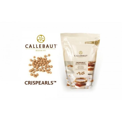 Callebaut - Шоколадные драже Crispearls™ Salted Caramel (CEF-CC-CARAME0-W97) в подсоленной карамели хрустящие внутри, 800г
