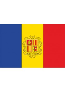 Флаг Андорры двусторонний