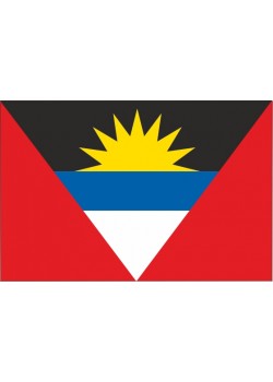 Флаг Антигуа и Барбуда двусторонний