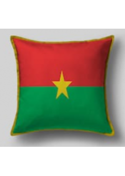 Подушка с флагом Буркина Фасо