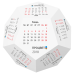 Календарь настольный «Многогранник» (самосборный)