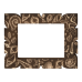 Фоторамка магнитная Уникальные ракушки 84×63 мм рваный край темное дерево