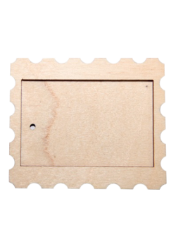 Деревянный магнит Марка 80×57 мм