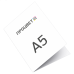 Открытка-книжка А5 (4+0, цветная с одной стороны, в развороте А4)