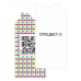 Открытка-карточка 98×210 фигурной формы (1/3 А4, 4+4, цветная с двух сторон)