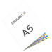 Свадебное приглашение А5 (4+4, цветная с двух сторон, в развороте А4)