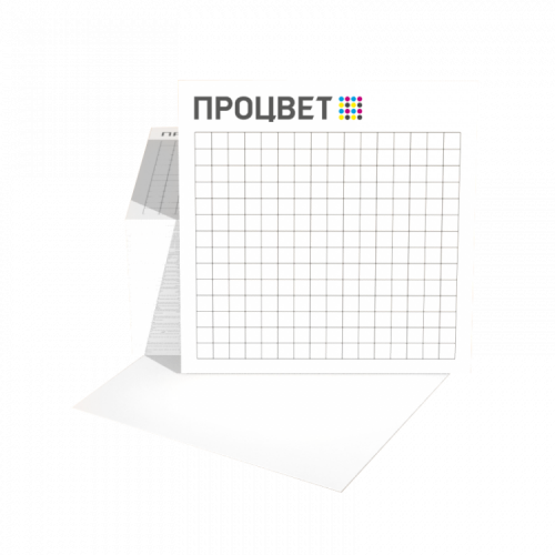 Кубарик на склейке 9×9 см с логотипом, в блоке 200 листов
