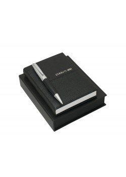 Подарочный набор: блокнот A6, ручка шариковая. Cerruti 1881