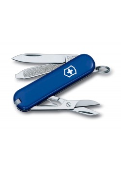 Нож-брелок VICTORINOX Classic SD, 58 мм, 7 функций, синий