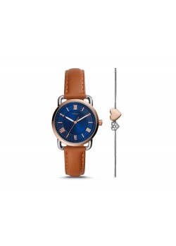 Подарочный набор: часы наручные женские, браслет. Fossil