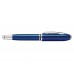 Перьевая ручка Cross Peerless Translucent Quartz Blue Engraved Lacquer, синий