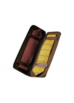 Чехол для галстуков Leather North, коричневый