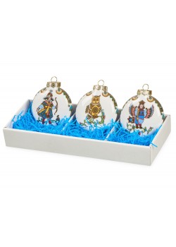 Набор новогодних игрушек, 3 шт