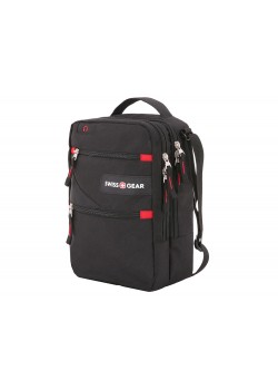 Сумка-планшет SWISSGEAR, полиэстер M2, 22 x 9 x 29 см, черный