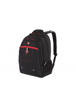 Рюкзак SWISSGEAR, 15, полиэстер, 900D,  34х18x47 см, 29 л, черный/красный
