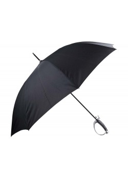 Зонт-трость Генеральский, полуавтомат, черный