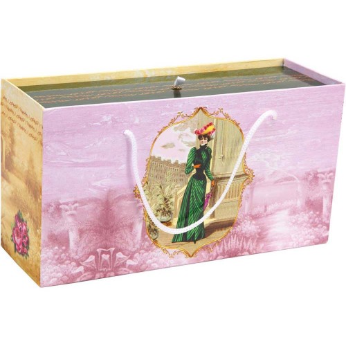 Набор: две кружки и чайное ситечко в коробке Дамы высшего общества