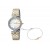 Подарочный комплект, состоящий из женских наручных часов и браслета. Just Cavalli