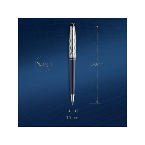 Шариковая ручка Waterman Expert22 SE deluxe Blue CT, стержень: M, цвет: Blue, в подарочной упаковке.