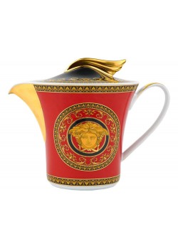 Чайник Versace Medusa, красный/золотистый (Р)