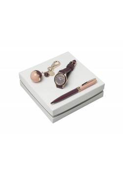 Подарочный набор Bird: брелок, часы наручные, ручка шариковая. Cacharel