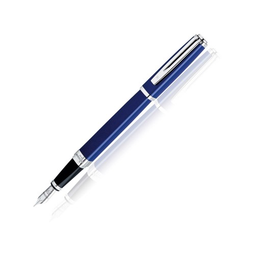 Перьевая ручка Waterman Exception, цвет: Slim Blue ST, перо: F