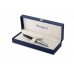 Шариковая ручка Waterman Hemisphere Entry Point Stainless Steel with Black Lacquer в подарочной упаковке