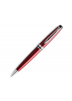 Шариковая ручка Waterman Expert Dark Red Lacquer CT Black, стержень: M, цвет чернил: blue.