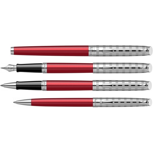 Шариковая ручка Waterman Hemisphere French riviera Deluxe RED CLUB в подарочной коробке