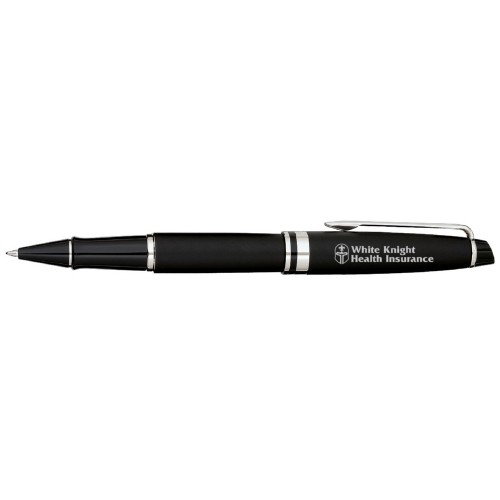 Ручка-роллер Waterman Expert, цвет: Black Laque CT, стержень: Fblk