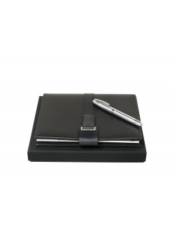 Подарочный набор: блокнот А5, ручка перьевая. Hugo Boss