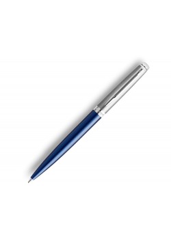 Шариковая ручка Waterman Hemisphere Entry Point Stainless Steel with Blue Lacquer в подарочной упаковке
