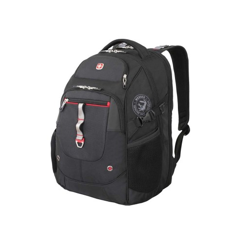 Рюкзак ScanSmart 34л с отделением для ноутбука 15. Wenger, черный/красный