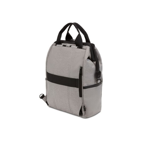 Рюкзак SWISSGEAR 16,5 Doctor Bags, серый/черный, полиэстер 900D/ПВХ, 29 x 17 x 41 см, 20 л