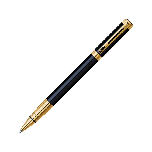 Ручка роллер Waterman Perspective Black GT F, черный/золотистый