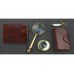 Набор: портмоне, визитница, лупа, компас, брелок-термометр Галеон Laurens de Graff