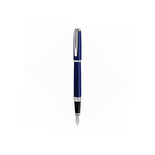 Перьевая ручка Waterman Exception, цвет: Slim Blue ST, перо: F